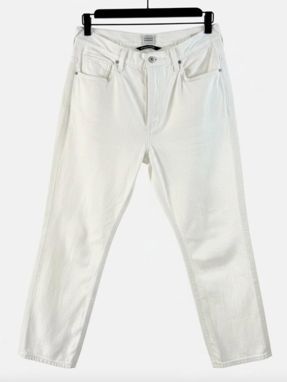 Citizens of Humanity White Straight Leg Jeans Women's Size 30 ~ Premium Denim